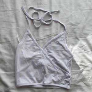 halter wrap top